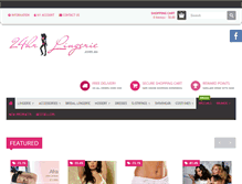 Tablet Screenshot of 24hr-lingerie.com.au